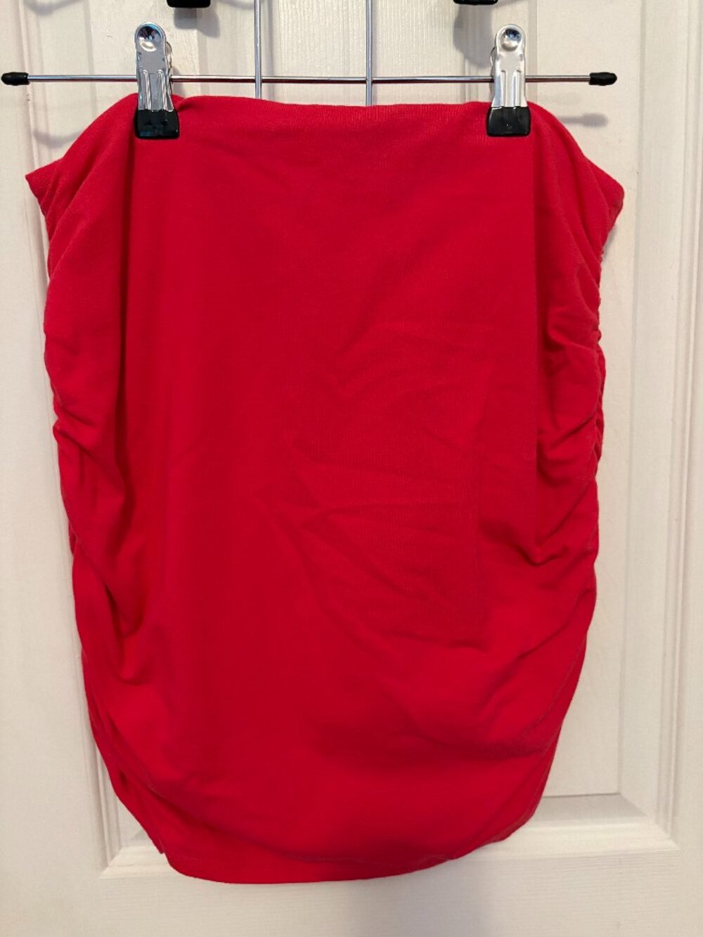 Reformation Ruched Mini Skirt - Picture 1 of 6